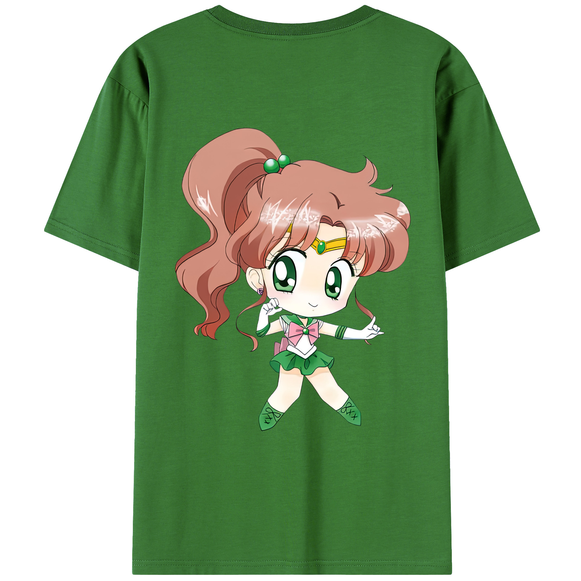 （画像用） 美少女戦士セーラームーン 木野 まこと きの まこと Sailor Moon Kino Makoto （セーラージュピター；Sailor Jupiter） レディース半袖Tシャツ(バックプリント)